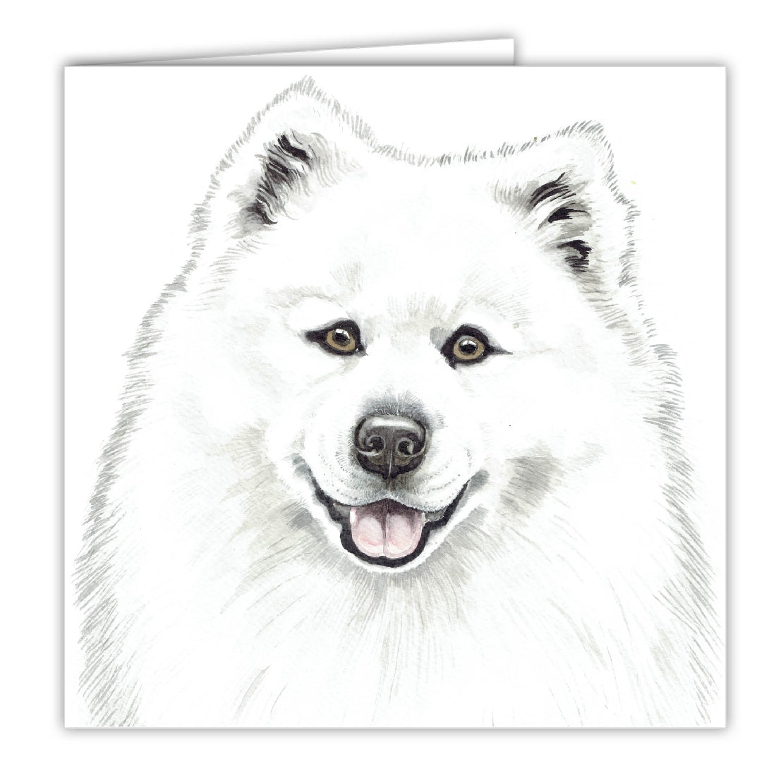 Samoyed Art Greeting Card