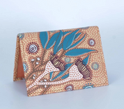 Hand Painted Handcrafted Leather Wallet