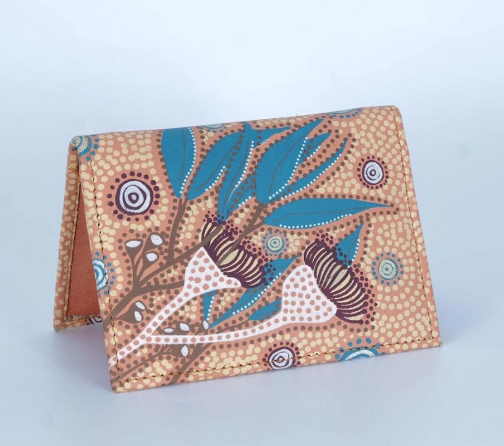 Hand Painted Handcrafted Leather Wallet