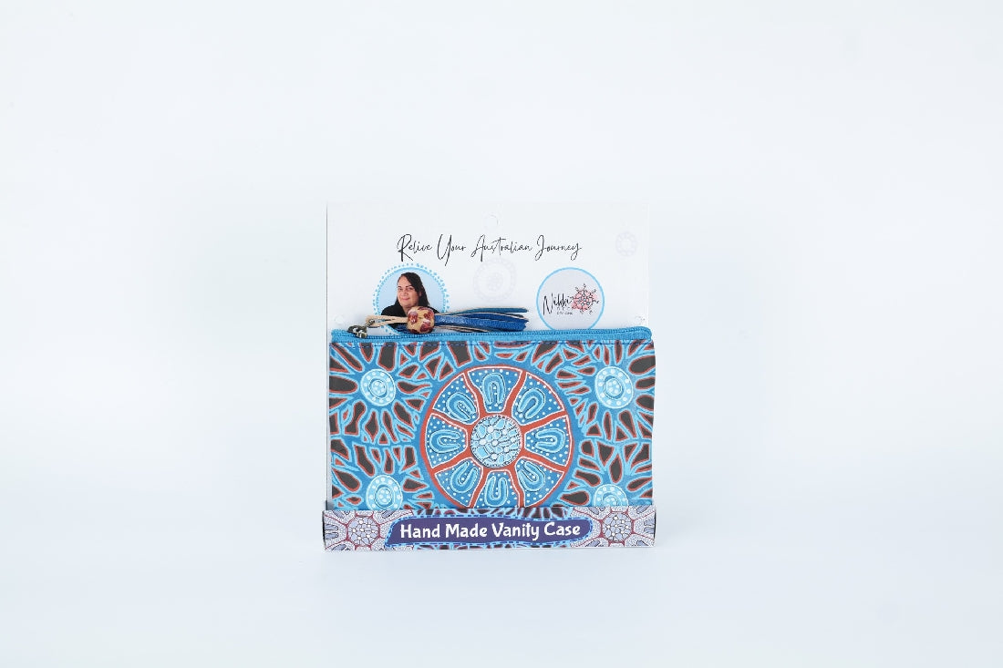 Hand Painted Leather Purse By Nikki Dee Designs