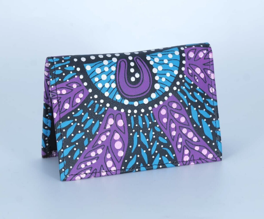 Hand Painted Handcrafted Leather Wallet