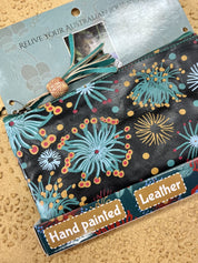 Hand Painted Leather Purse By Sue Schreiber
