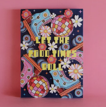 Let The Good Times Roll Paper Cut 3d Greeting Card