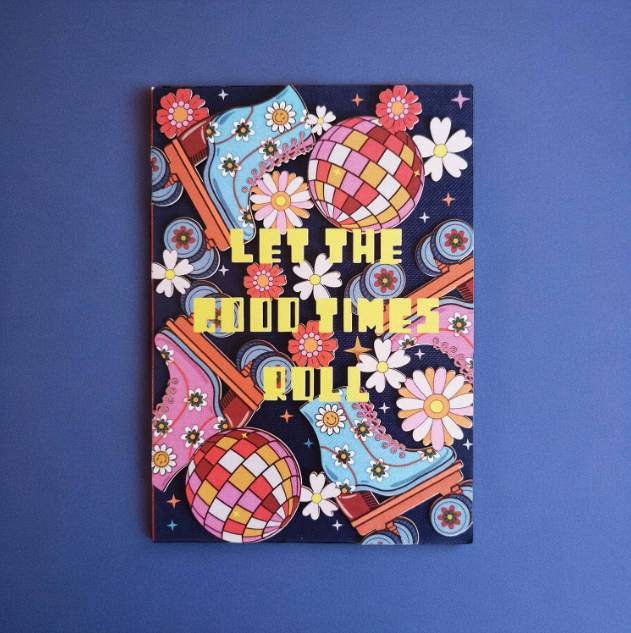 Let The Good Times Roll Paper Cut 3d Greeting Card