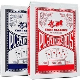 Cart Classics Plastic Coated Deck Of Playing Cards No.988