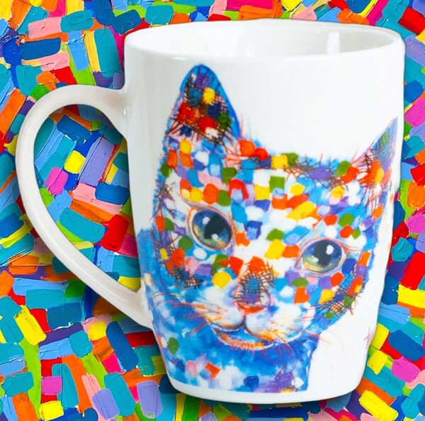 Tracey Keller Cat Mug