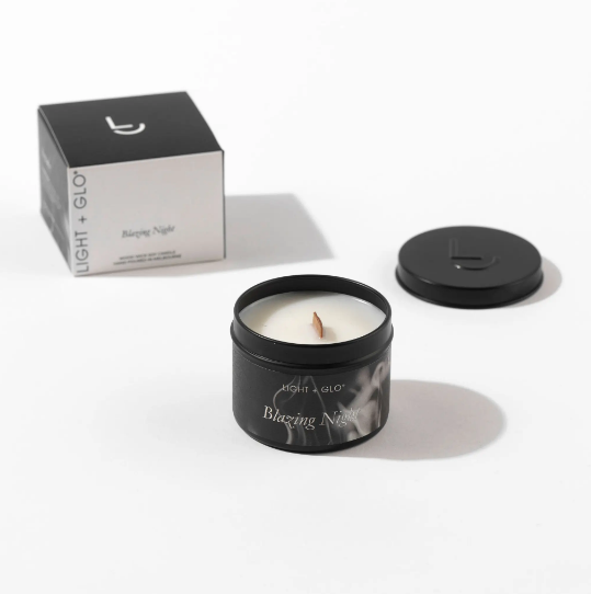 Travel Tin Collection Blazing Night Scented Candle 