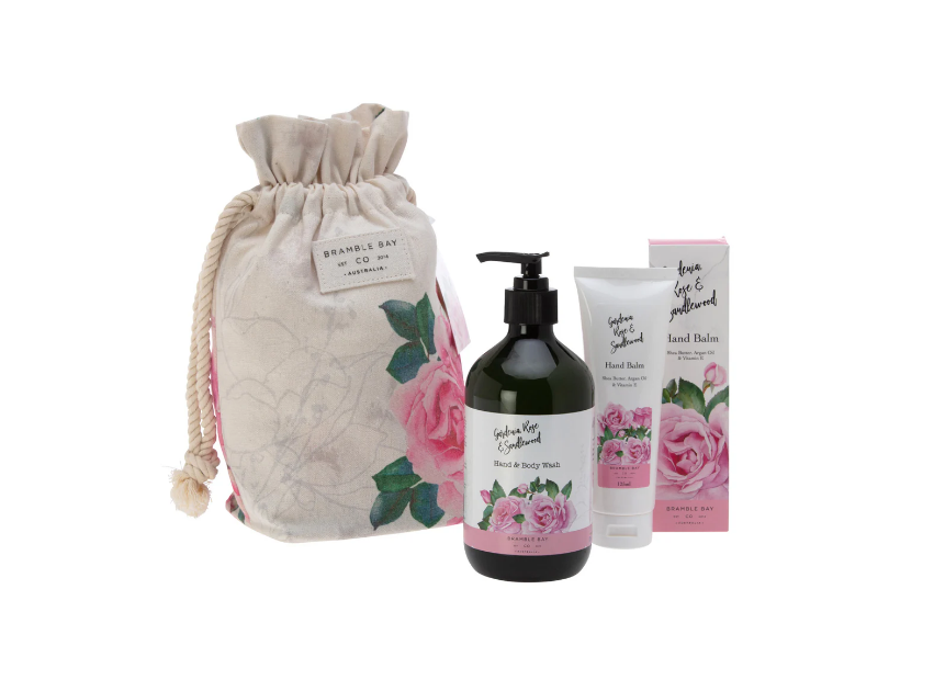 Bramble Bay Co Gardenia, Rose & Sandalwood Luxury Gift Set