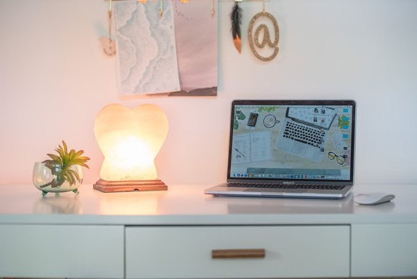 Heart Shape Salt Lamp