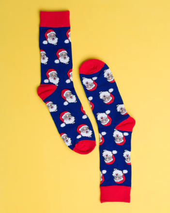 Santa's Coming Side Sock-it Up Socks