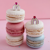 Rainbow Heart Earrings