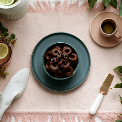 Dark Chocolate Aniseed Rings