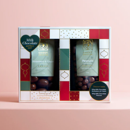Christmas Milk Chocolate Perfect Pair Gift Box