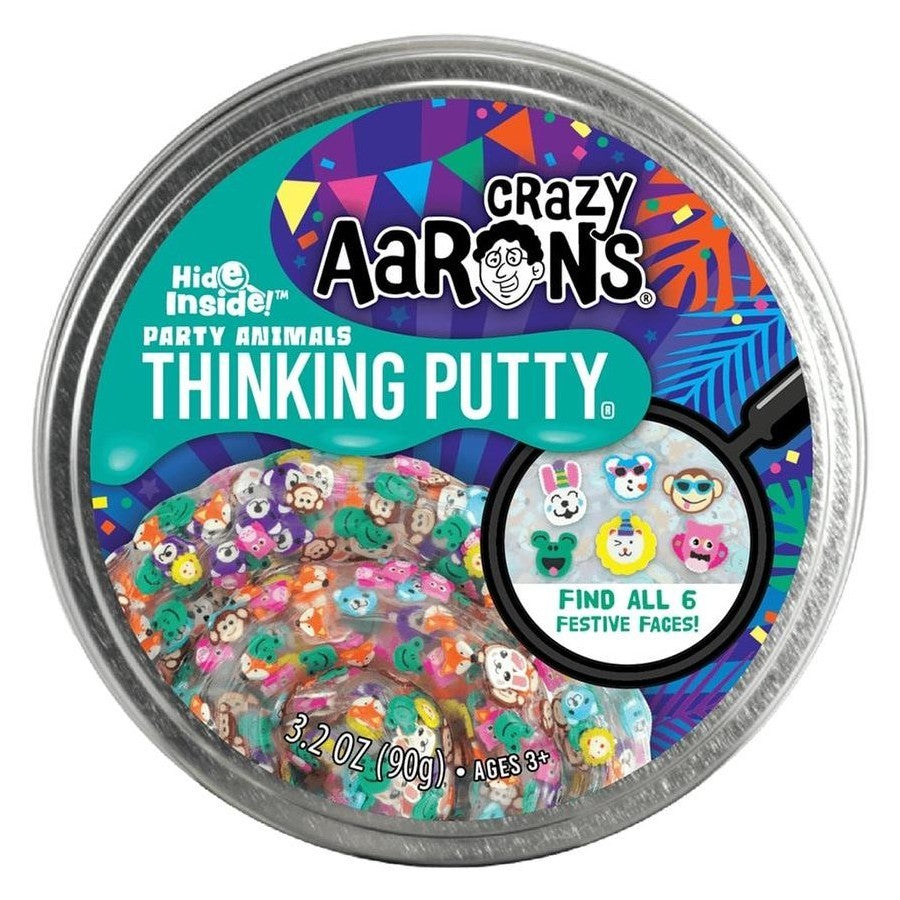 Crazy Aarons' Hide Inside Party Animals Thinking Putty 