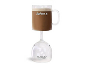 Before 5 & After 5 Wine Glass