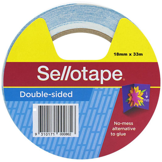 Tape Sellotape #404 Double Sided 18x33