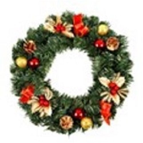 Decorated Christmas Wreath