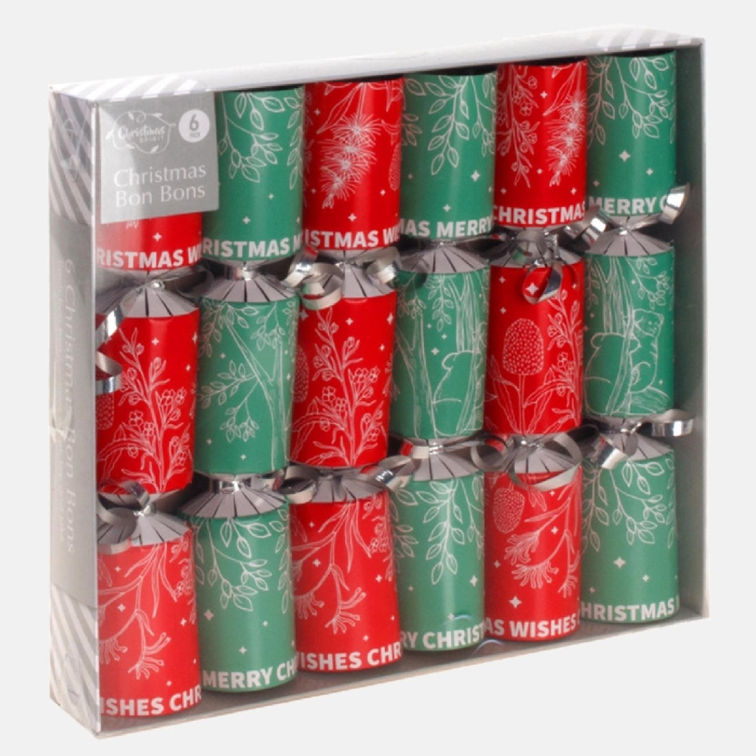 Red & Green Christmas Bon Bons 6pk