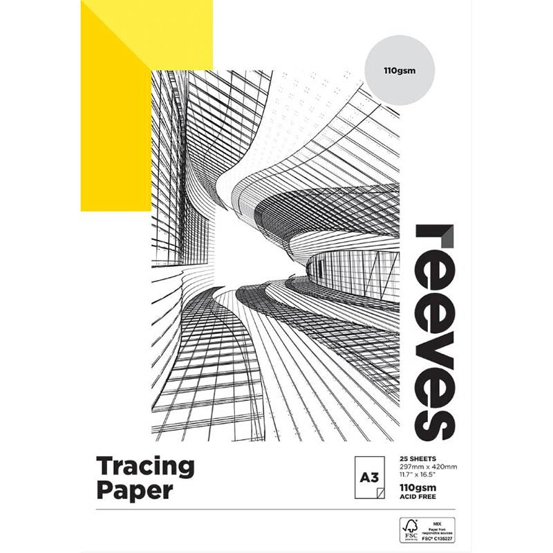 Tracing Paper Pad Reeves A5 65gsm 25 Sht