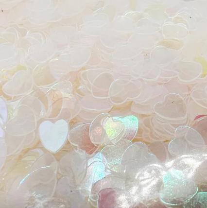 Iridescent Heart Confetti