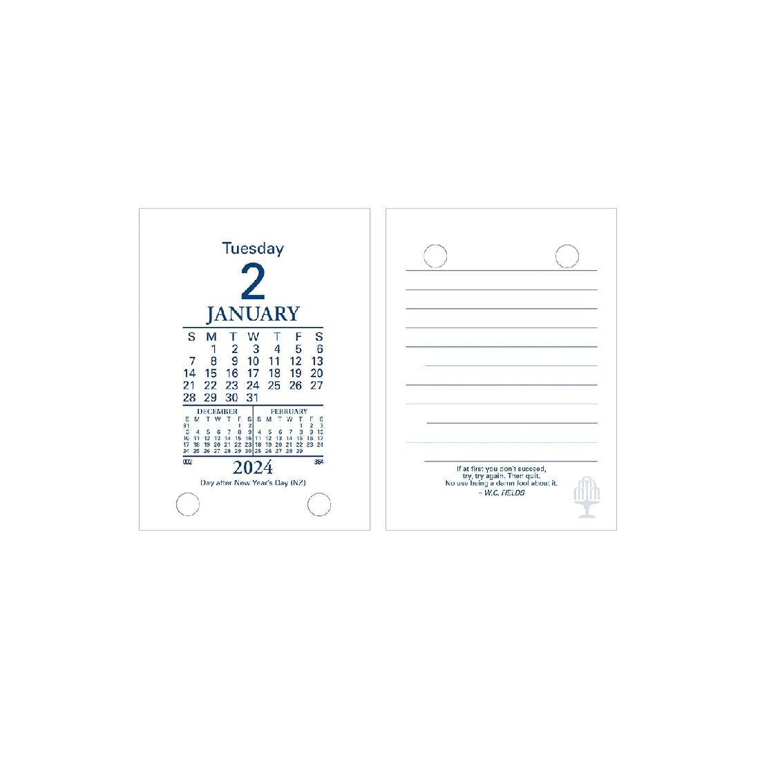 2024 Collins Desk Calendar Refill