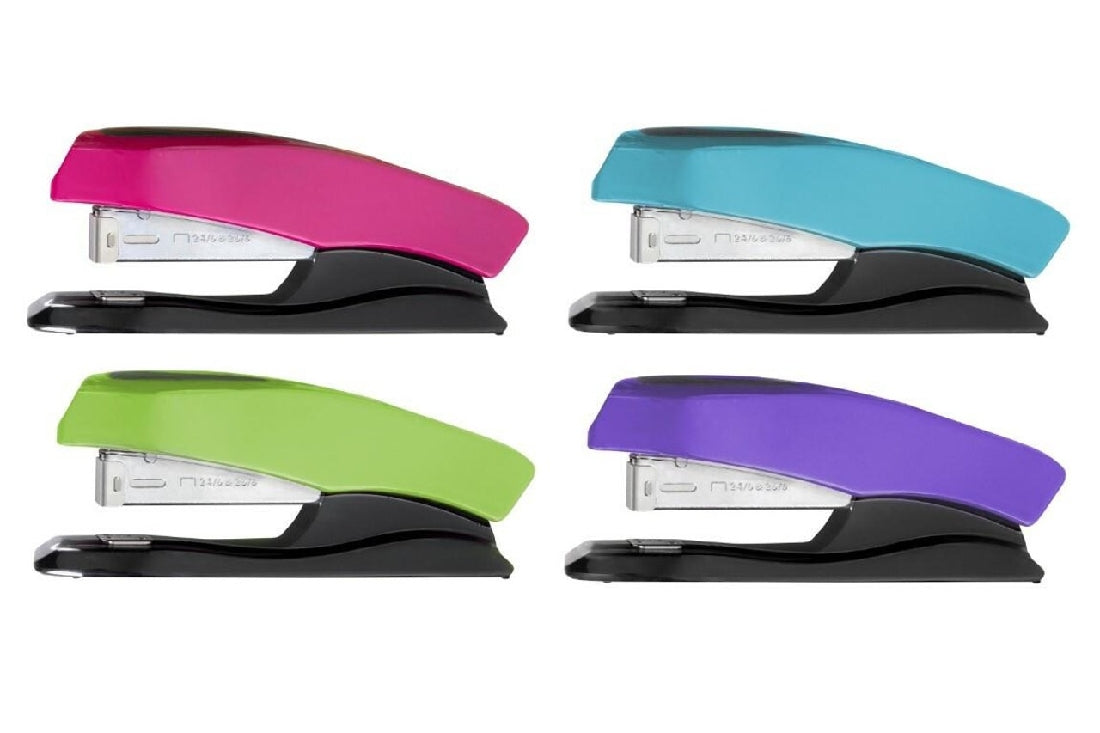 Marbig Stapler Plastic Half Strip Colour