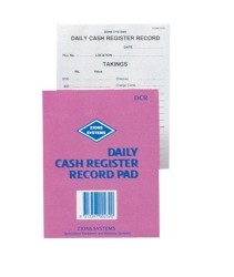 Daily Cash Register Pads