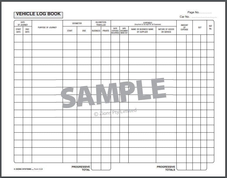 Vehicle Log Book #vlb Large