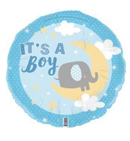 It's A Boy 17inch Foil Balloon