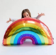 Rainbow L 60cm Foil Balloon