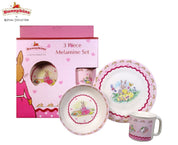 Bunnkykins By Royal Doulton: 3pce Melamine Dinner Set