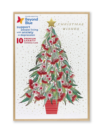 Beyond Blue Foundation Flowering Gum Premium Charity Christmas Cards