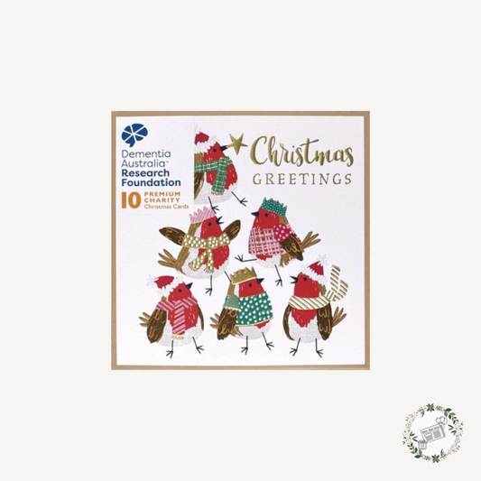 Robin Chorus Premium Charity Christmas Cards 