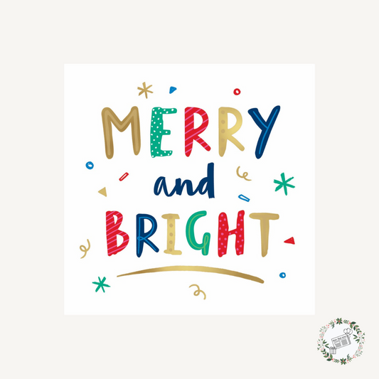 Merry & Bright Premium Charity Christmas Cards 