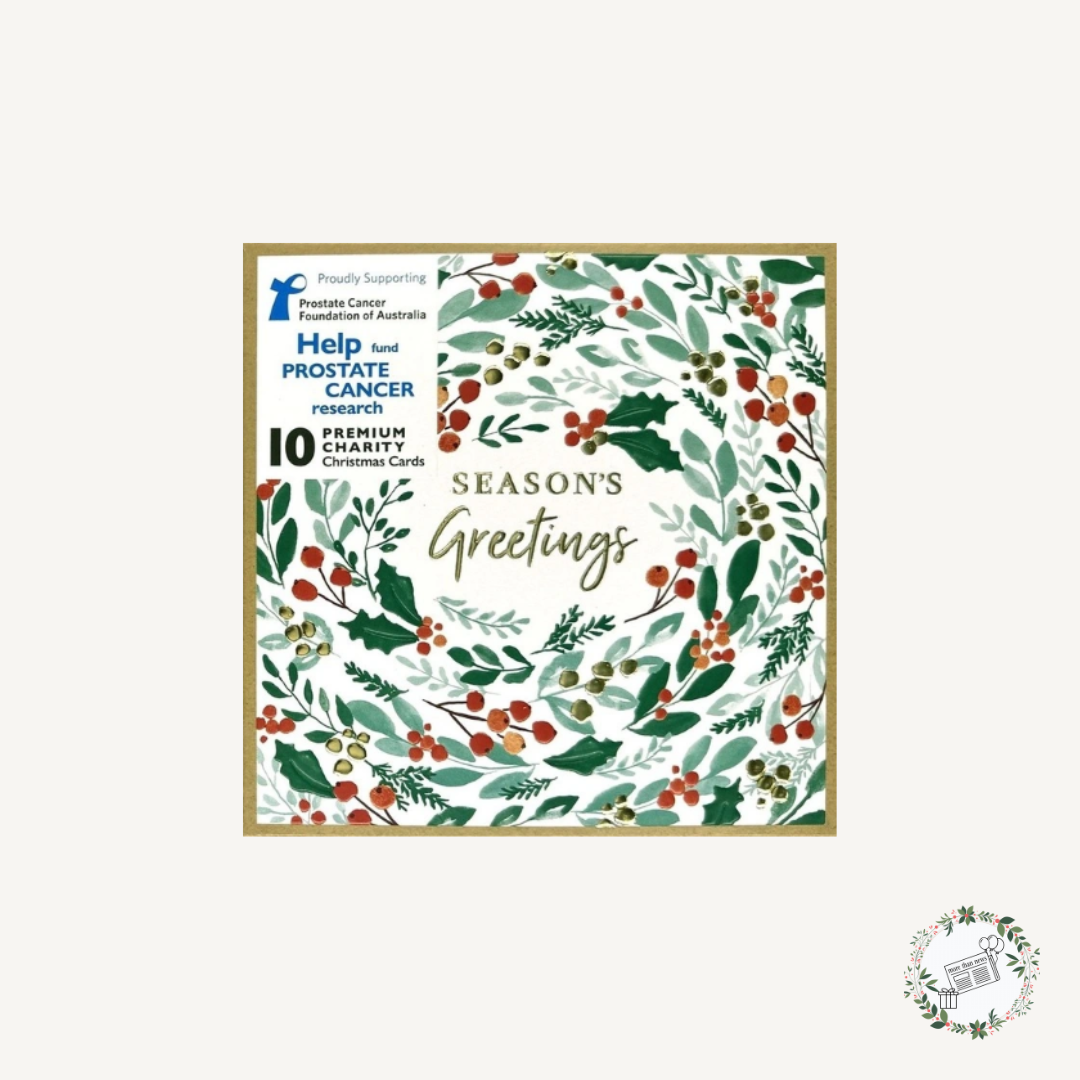 Holly Berry Premium Charity Christmas Cards 