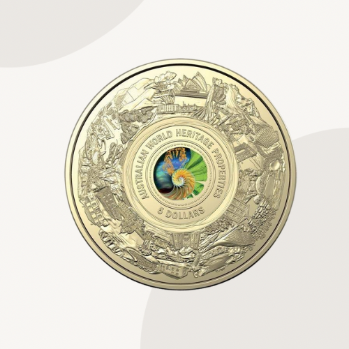 2023 $5 Coloured Uncirculated Australian World Heritage Coin