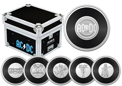 Ac/dc - 20c Coloured Uncirculated 6 Coin Collection 2022/2023