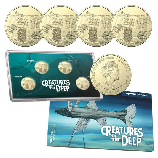 Creatures Of The Deep $1 Mintmark And Privy Mark Set