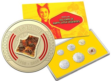 100 Years Of Happy Little Vegemites 2023 Six-coin Set