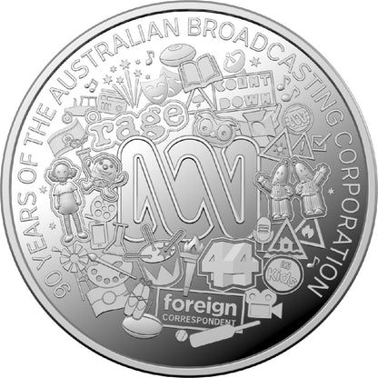 Abc 90th Anniversary 2022 $1 Fine Silver Proof Coin