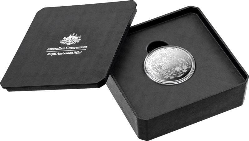 Abc 90th Anniversary 2022 $1 Fine Silver Proof Coin