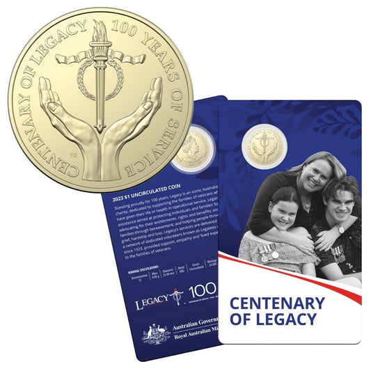 2023 $1 Centenary Of Legacy Unc Coin
