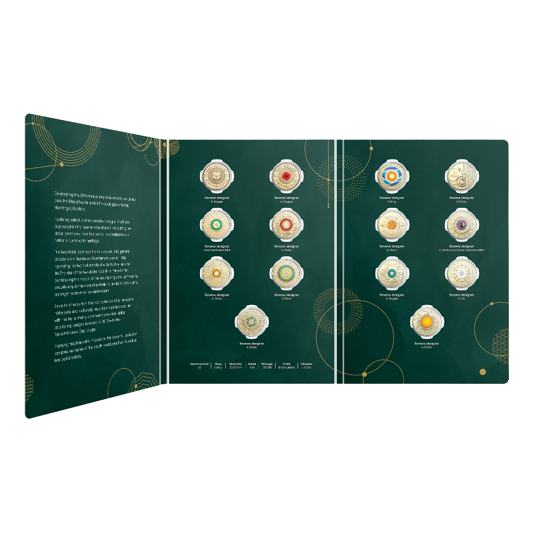 2023 $2 - 35th Anniversary Of The $2 Coin - 14 Coin Set