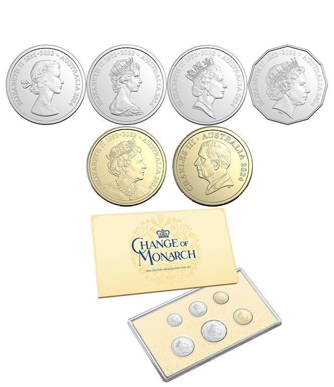 2024 Change Of Monarch 6 Coin Unc Set