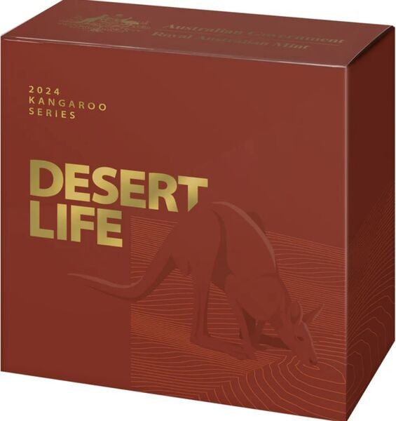 Kangaroo Series Desert Life 2024 $10 1/10 Oz Gold Proof Coin