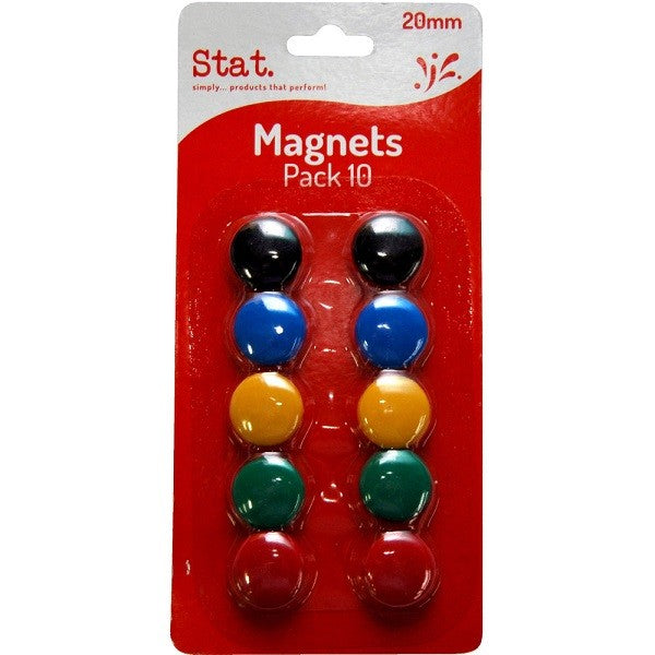 Magnets Stat 10pk 20mm