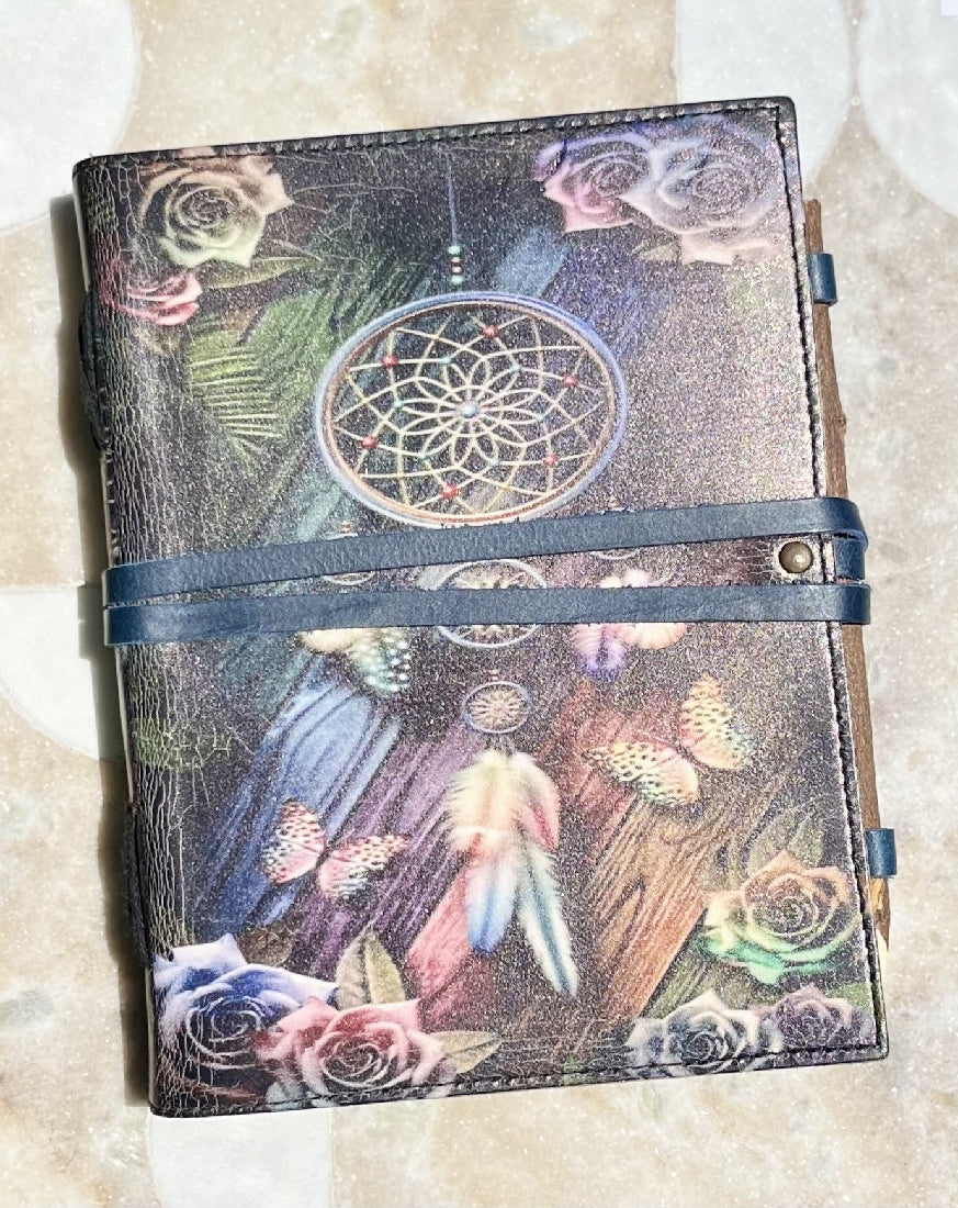 Leather Dream Catcher Journal