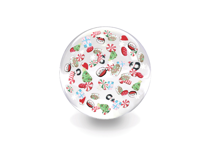 Christmas Confetti Squish Ball