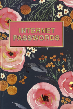 Password Book Rustic Floral