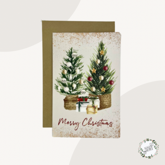 Trees & Gifts Premium Charity Christmas Cards 